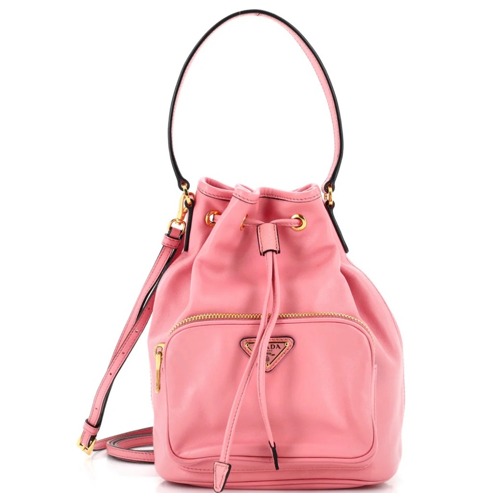 SOLDSOLDSOLD Prada leather Tessuto bucket bag